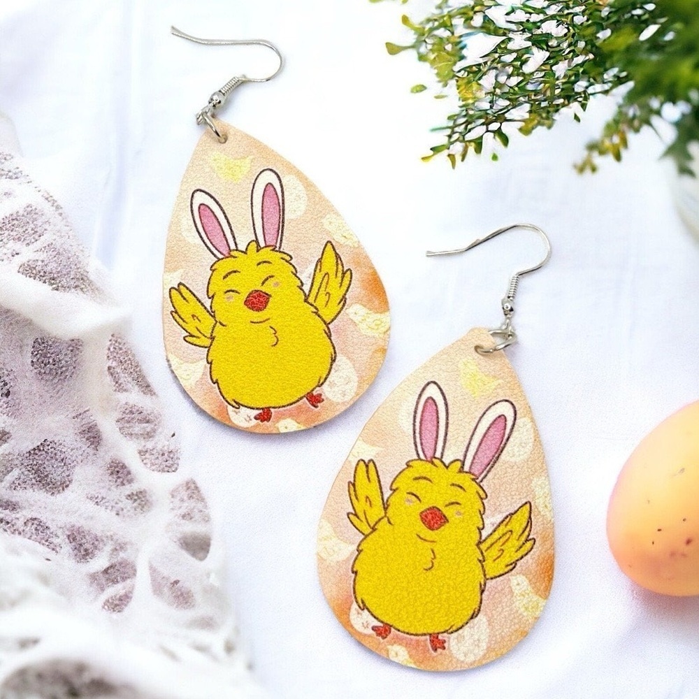 Adorable Easter Bunny Earrings – Unleash Your Spring Spirit! NWT